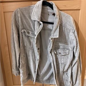 Grey Corduroy Jacket